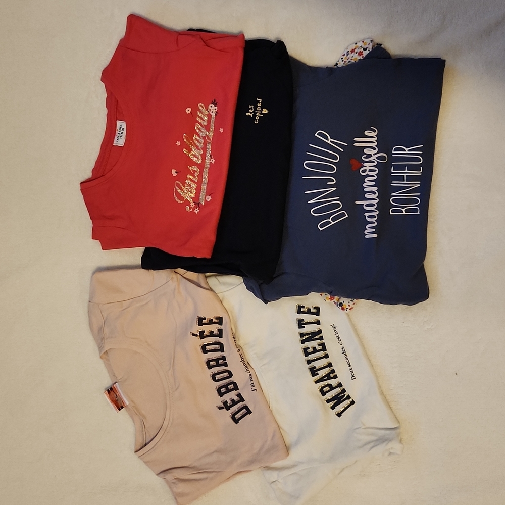 Tape A L'Oeil - Bundle of Long Sleeves T-Shirts for Girls - 2T